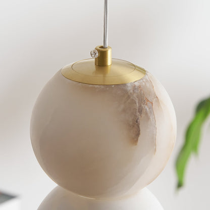 Pearl Alabaster Pendant Light