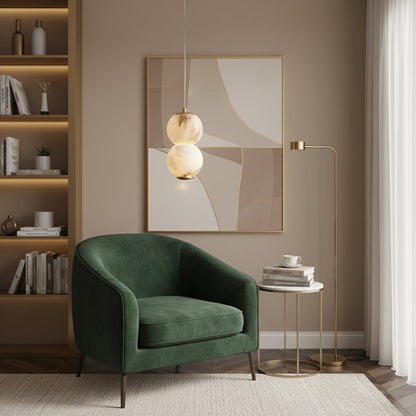 Pearl Alabaster Pendant Light
