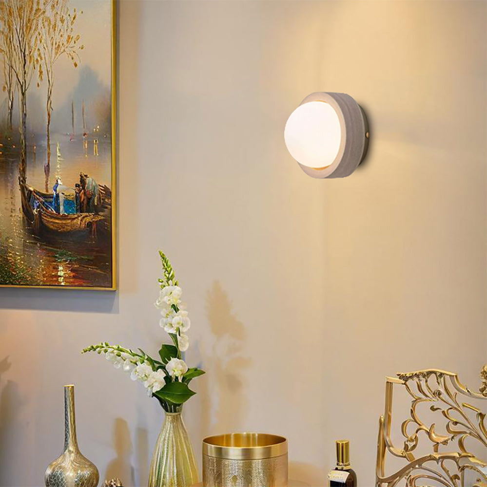 Pearla Travertine Wall Lamp