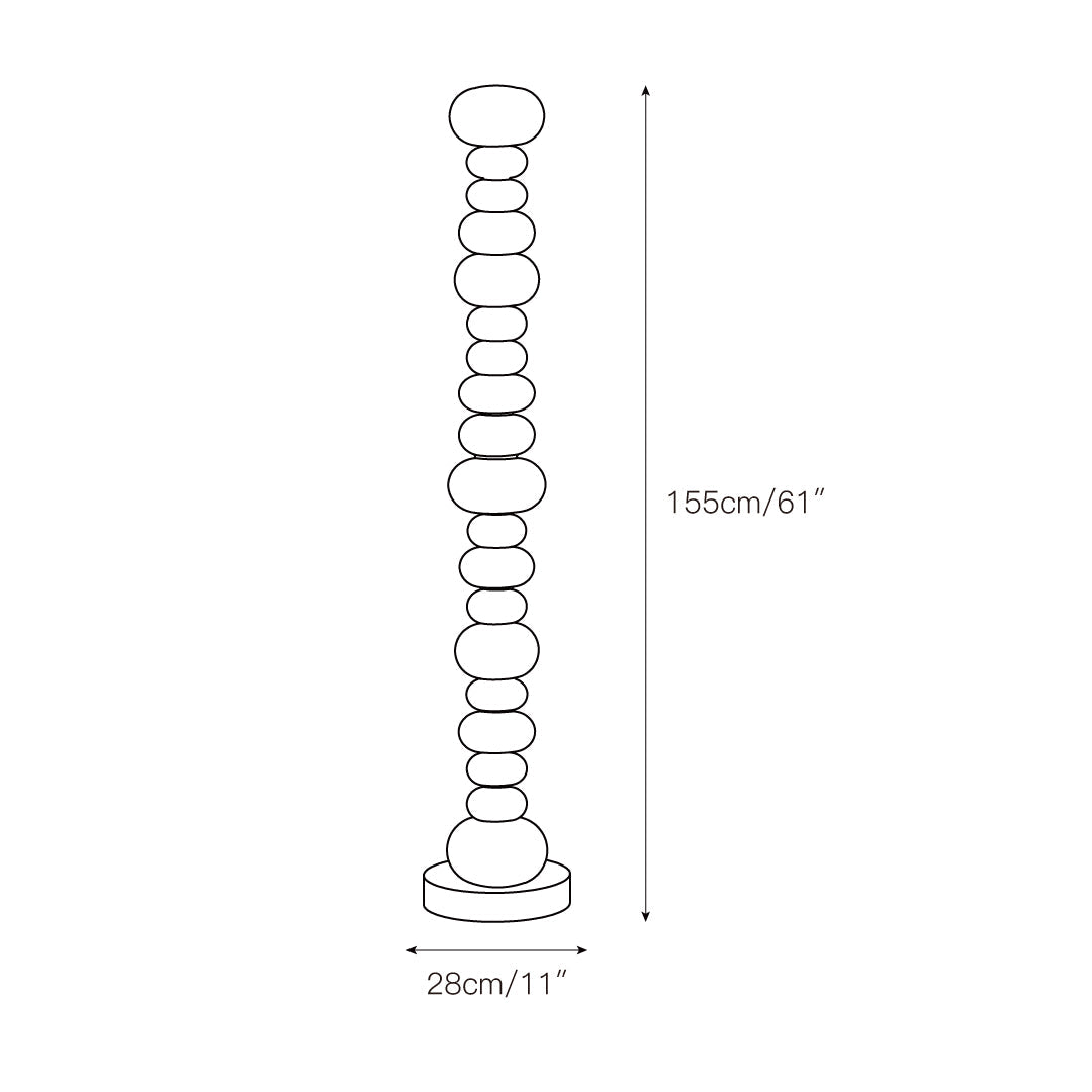 Pebbles Candy Floor Lamp
