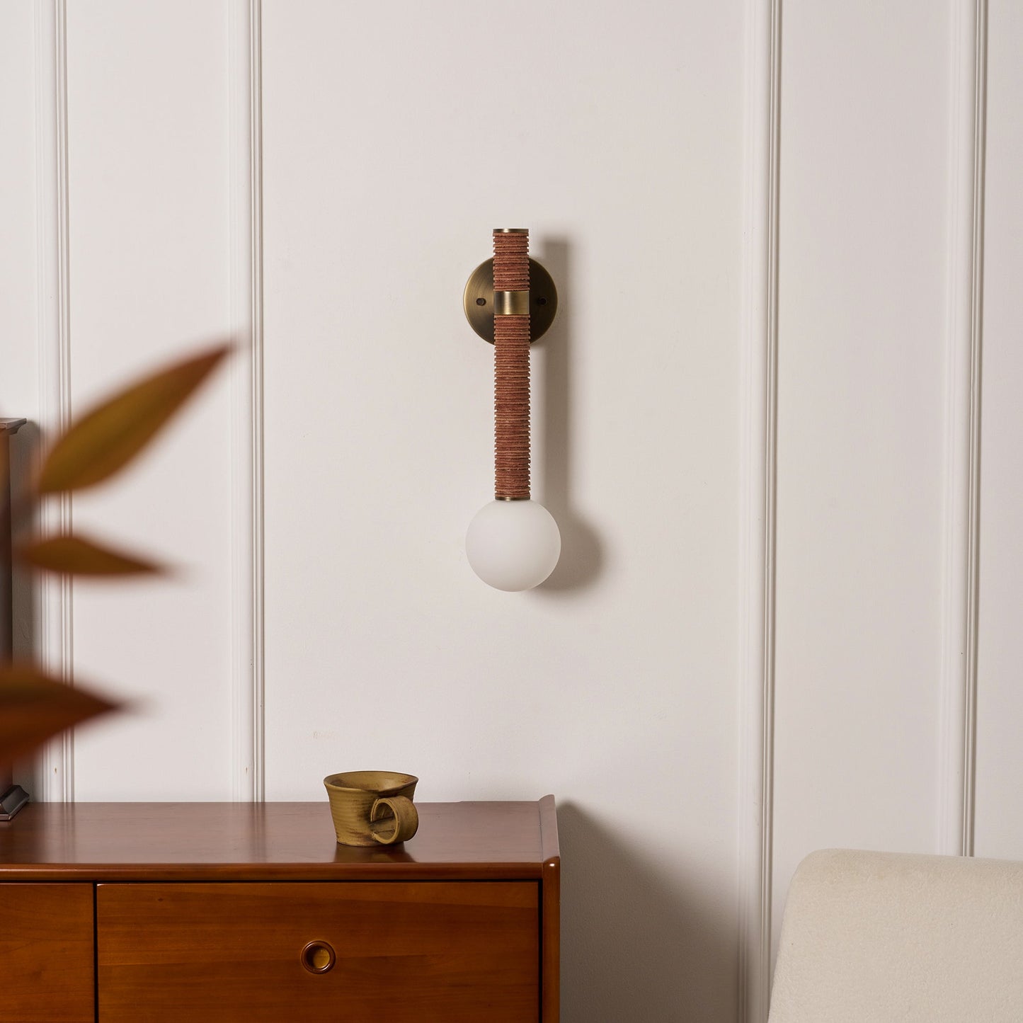 Threadline Globe Wall Sconce