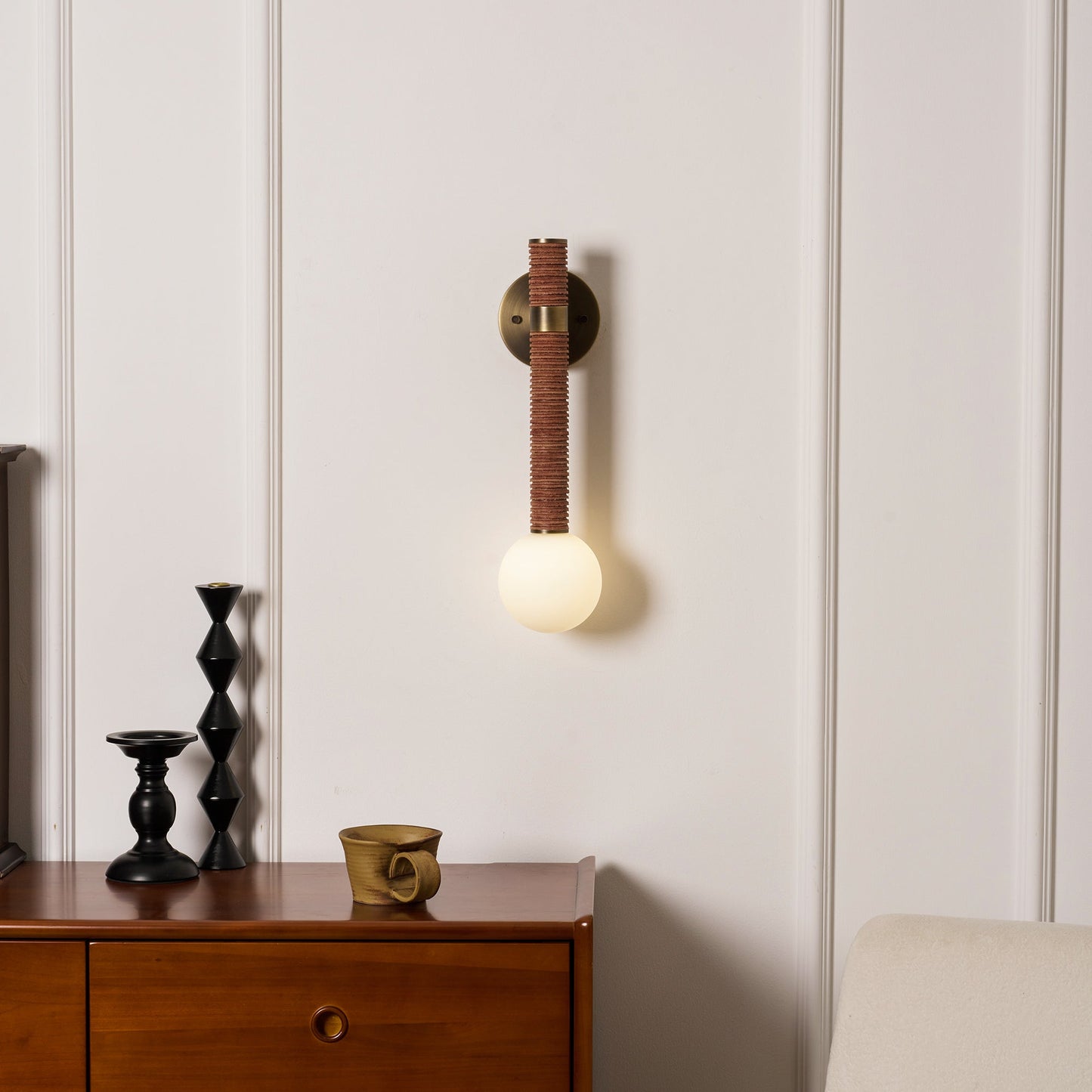 Threadline Globe Wall Sconce