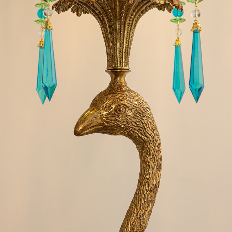 Perky Peacock Floor Lamp
