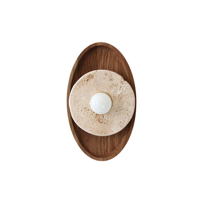 Petra Travertine Wall Sconce