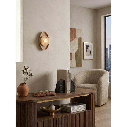 Petra Travertine Wall Sconce