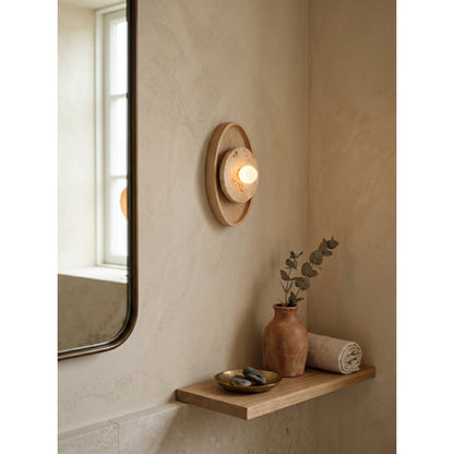 Petra Travertine Wall Sconce