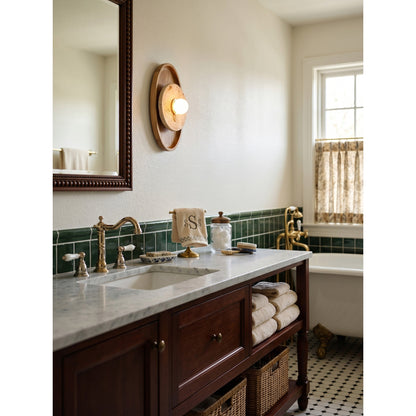Petra Travertine Wall Sconce