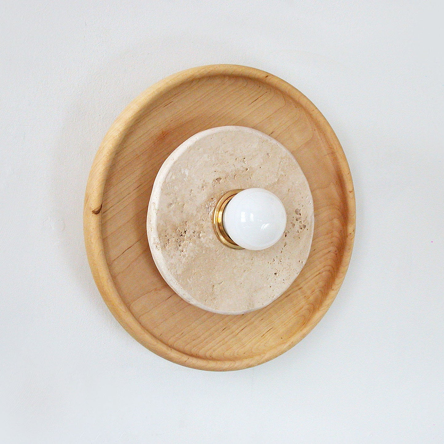 Petra Travertine Wall Sconce