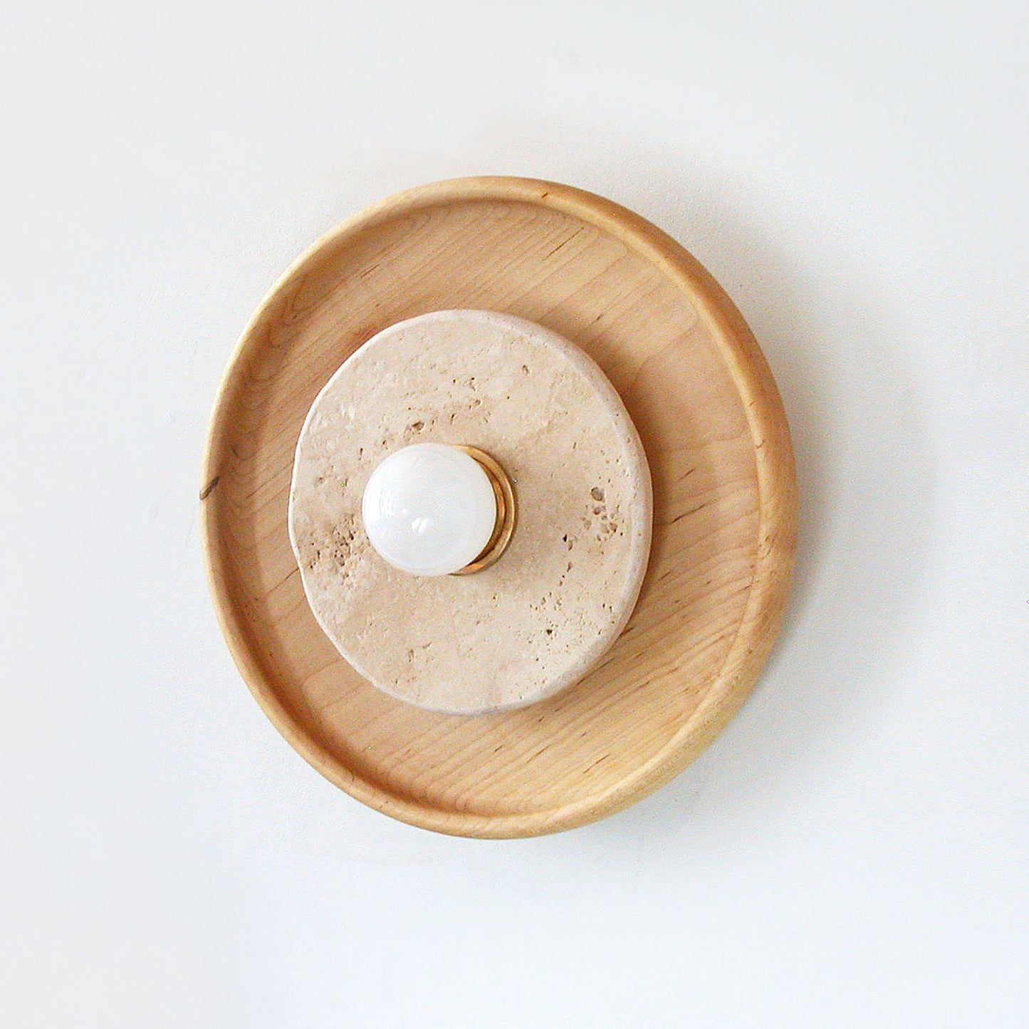 Petra Travertine Wall Sconce