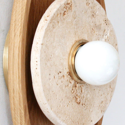 Petra Travertine Wall Sconce