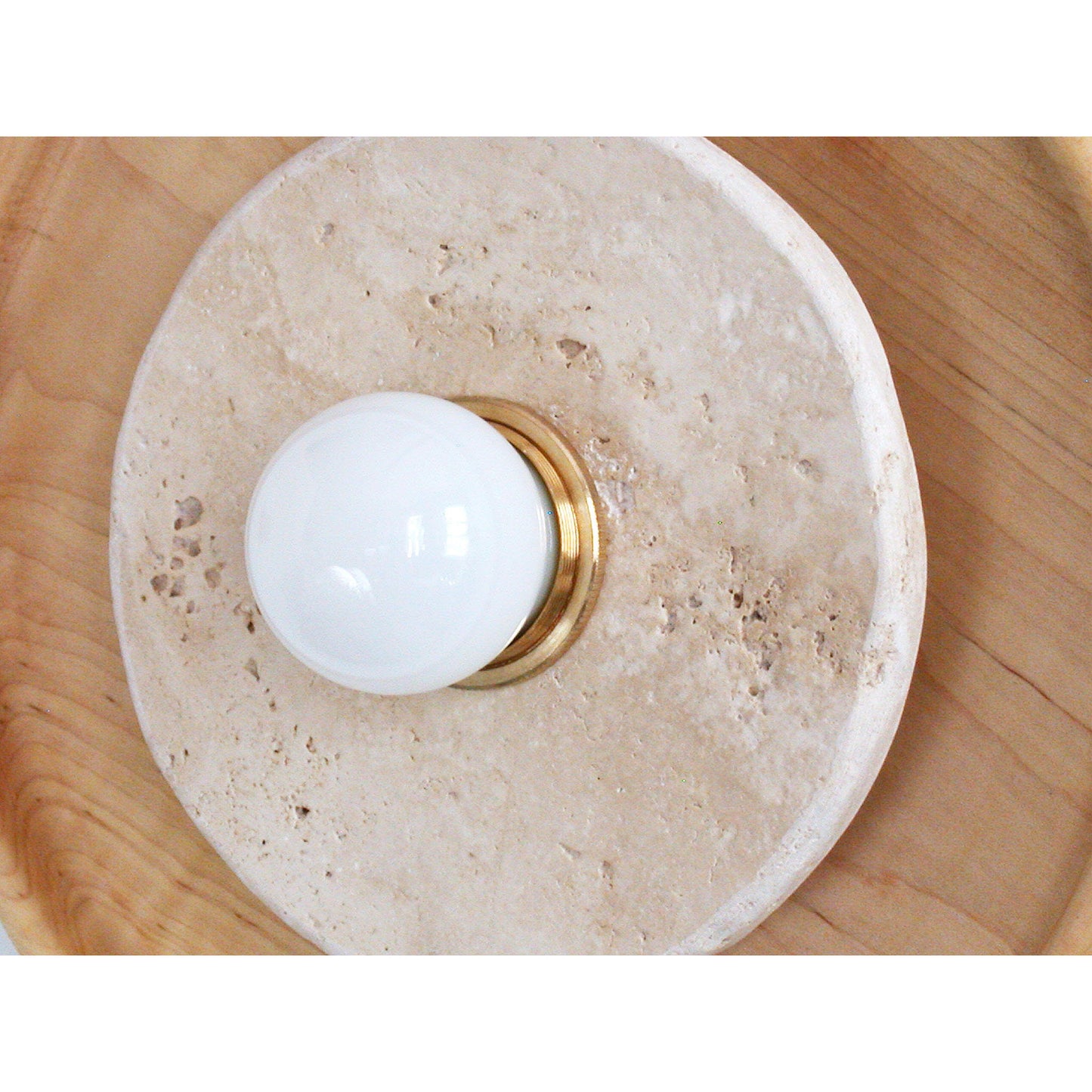 Petra Travertine Wall Sconce