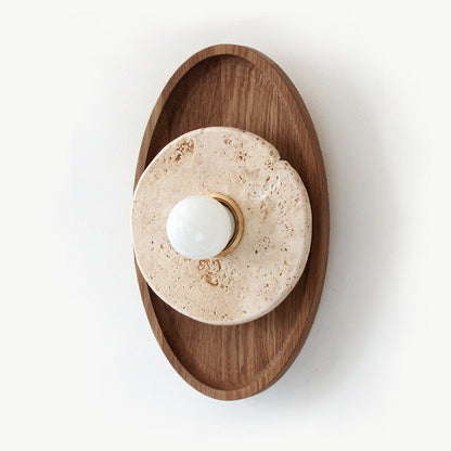 Petra Travertine Wall Sconce