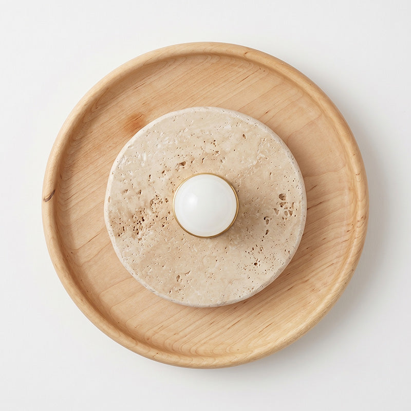Petra Travertine Wall Sconce