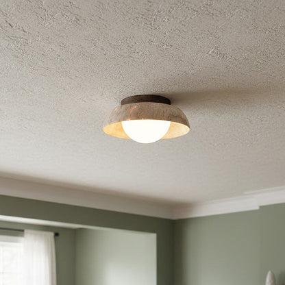 Piedra Travertine Ceiling Lamp
