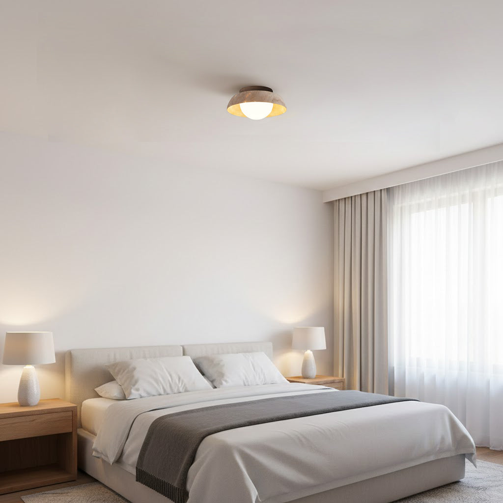 Piedra Travertine Ceiling Lamp