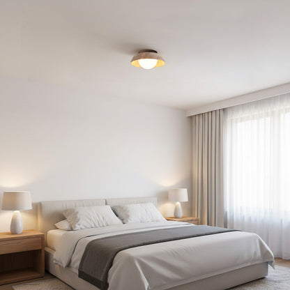 Piedra Travertine Ceiling Lamp