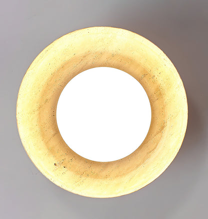 Piedra Travertine Ceiling Lamp
