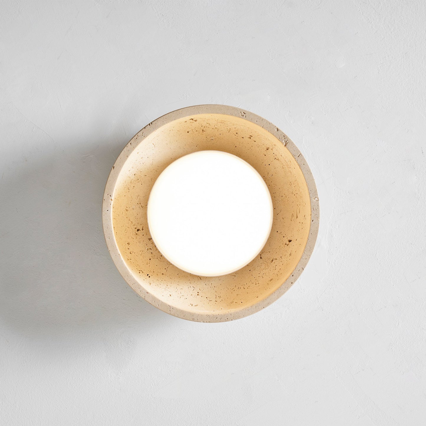Piedra Travertine Ceiling Lamp