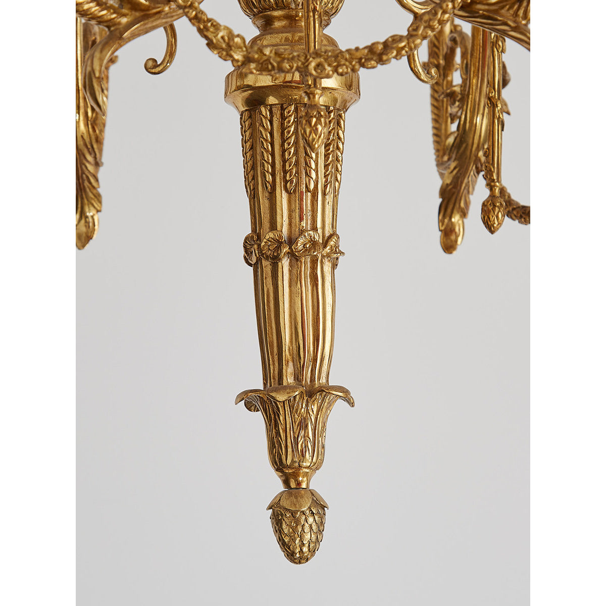 Louis XVI Brass Chandelier