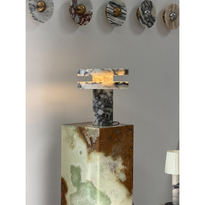 Pillar Marble Table Lamp