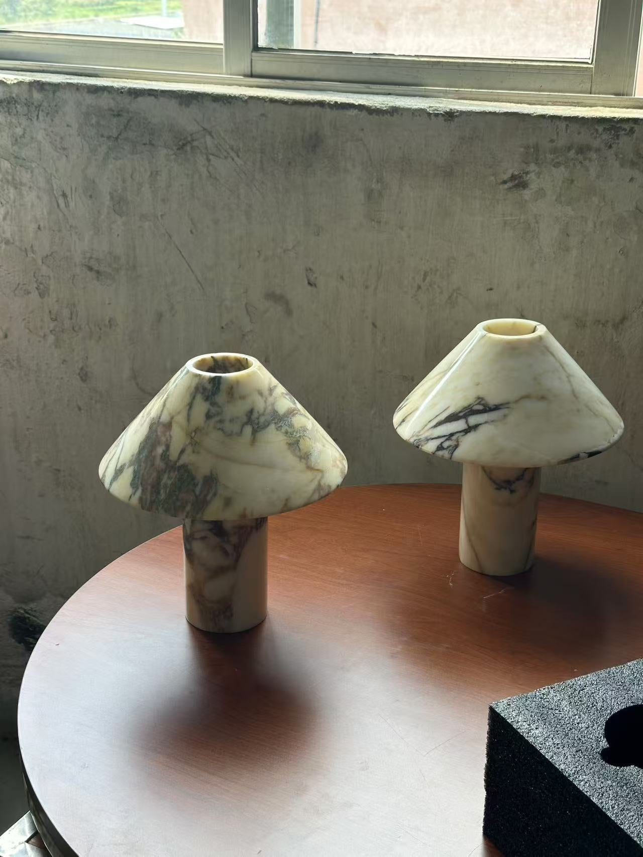 Pillar Stone Table Lamp