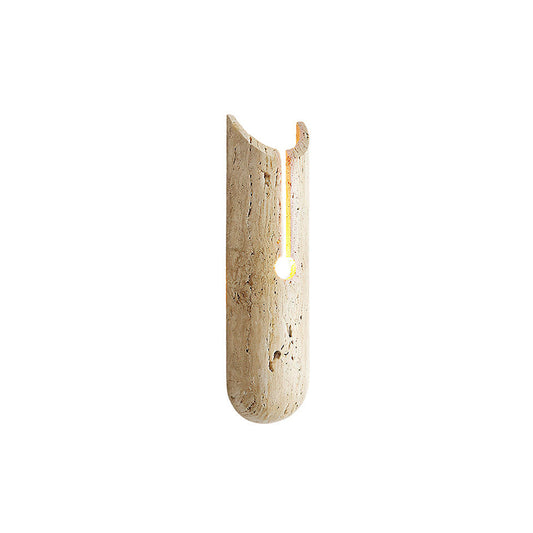 Pille Travertine Wall Lamp