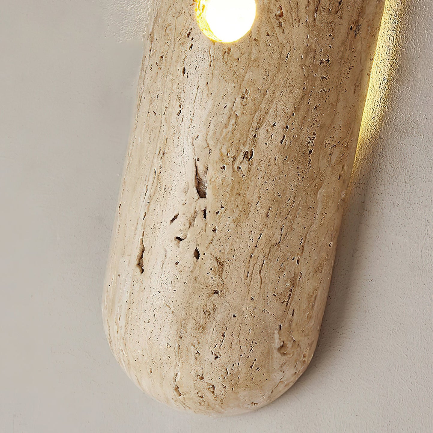 Pille Travertine Wall Lamp