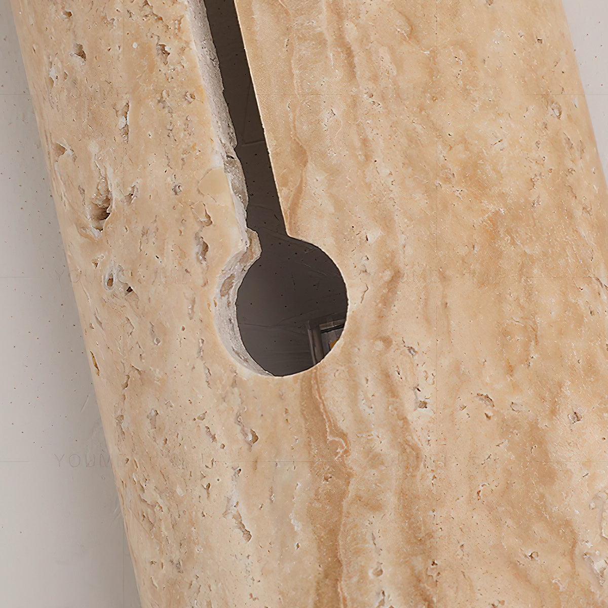 Pille Travertine Wall Lamp