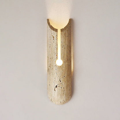 Pille Travertine Wall Lamp