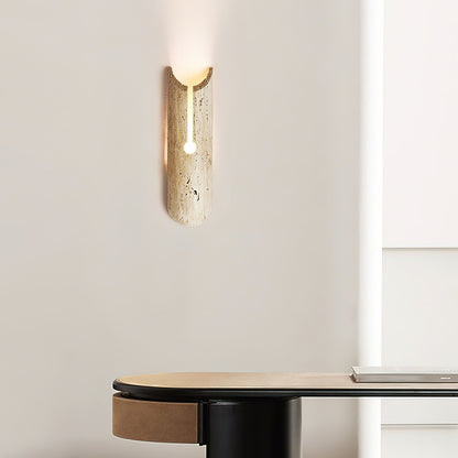 Pille Travertine Wall Lamp