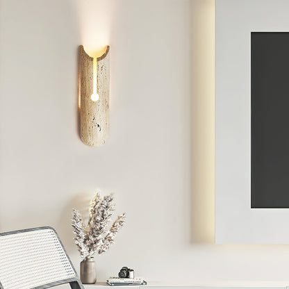 Pille Travertine Wall Lamp