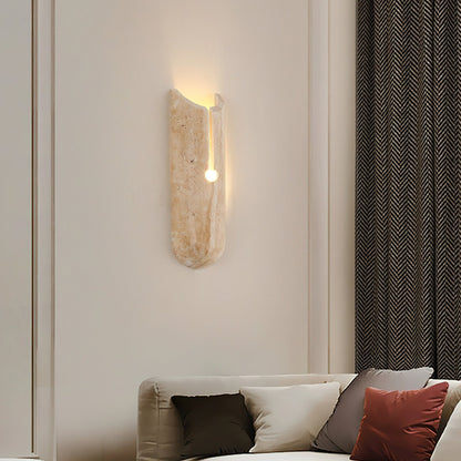 Pille Travertine Wall Lamp