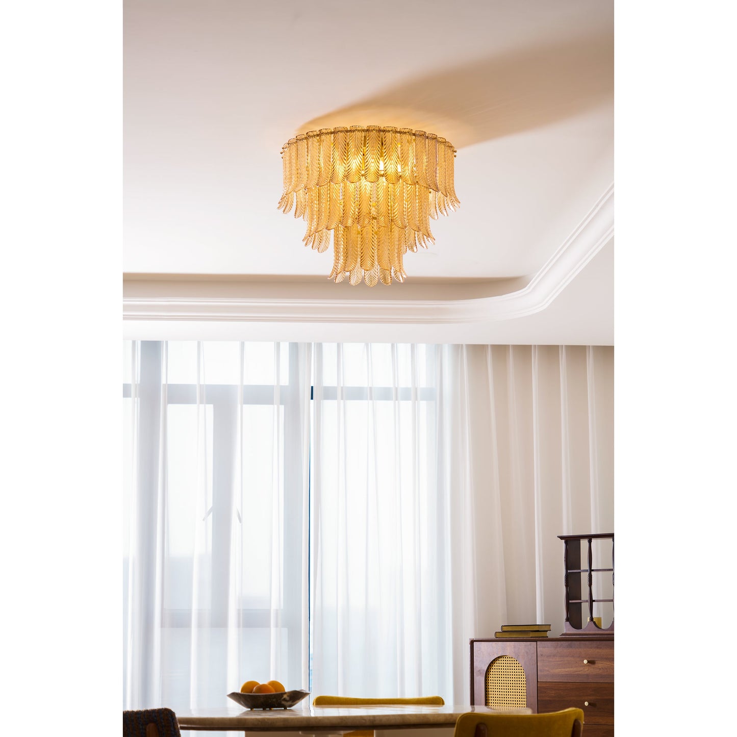 Plume Glass Ceiling Light