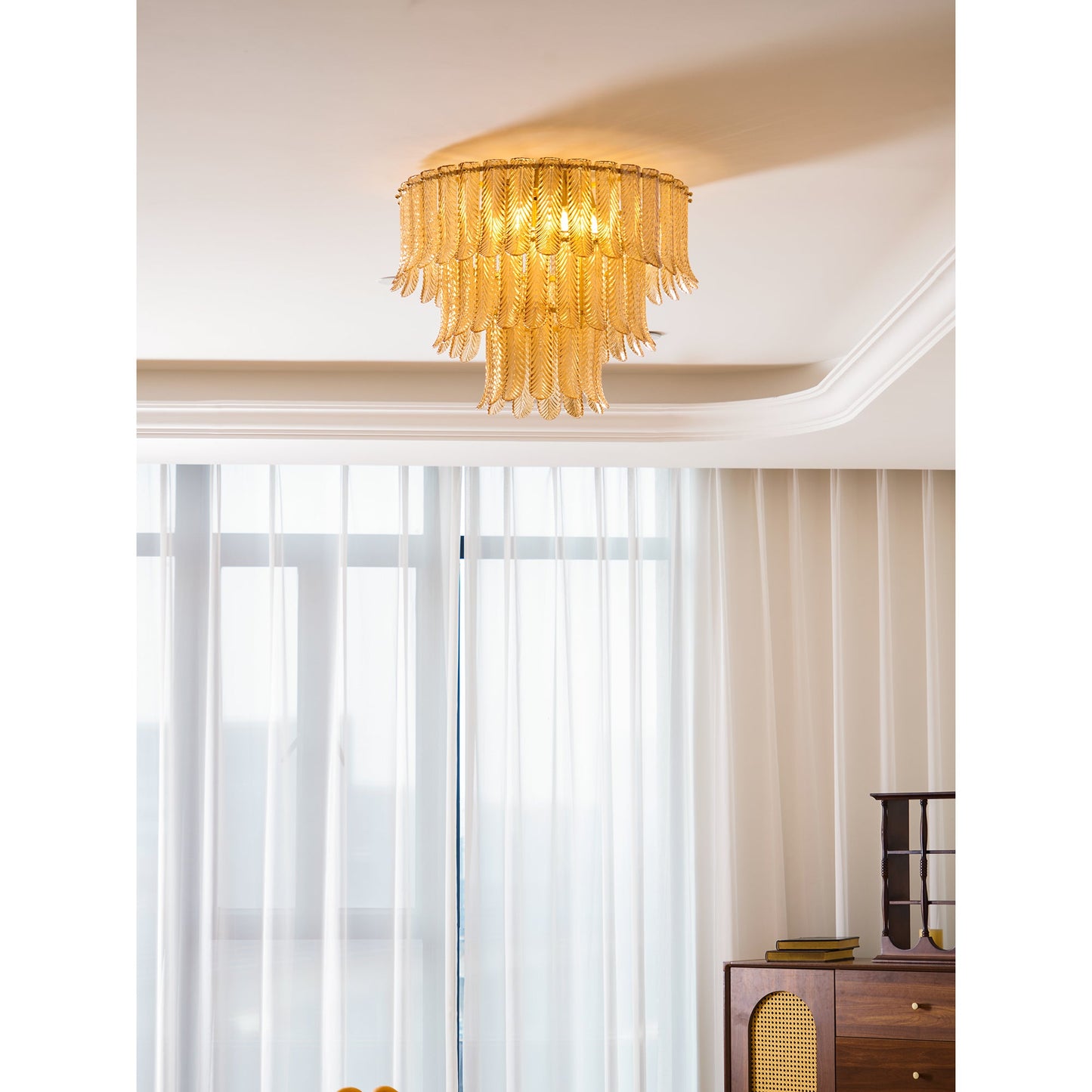 Plume Glass Ceiling Light