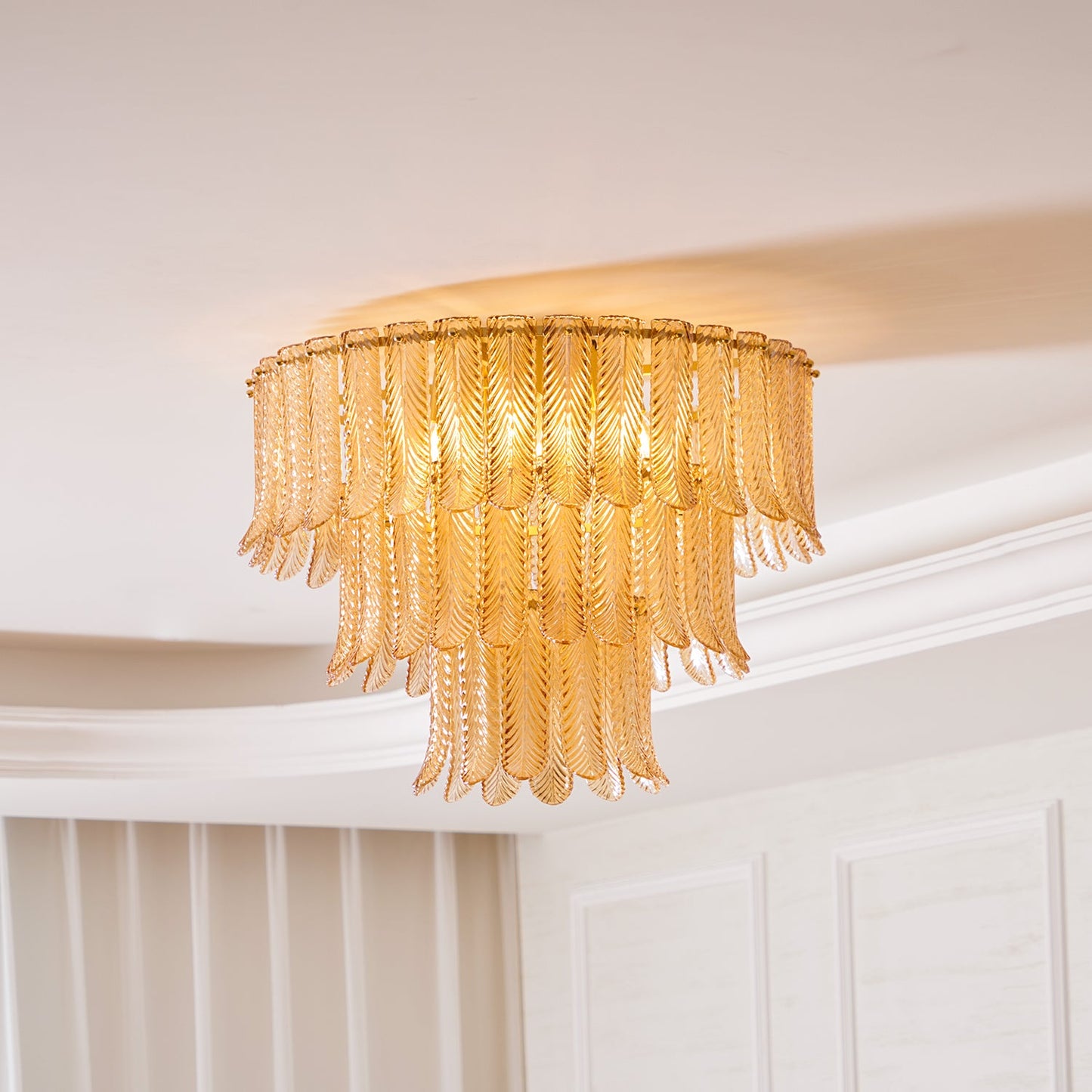 Plume Glass Ceiling Light