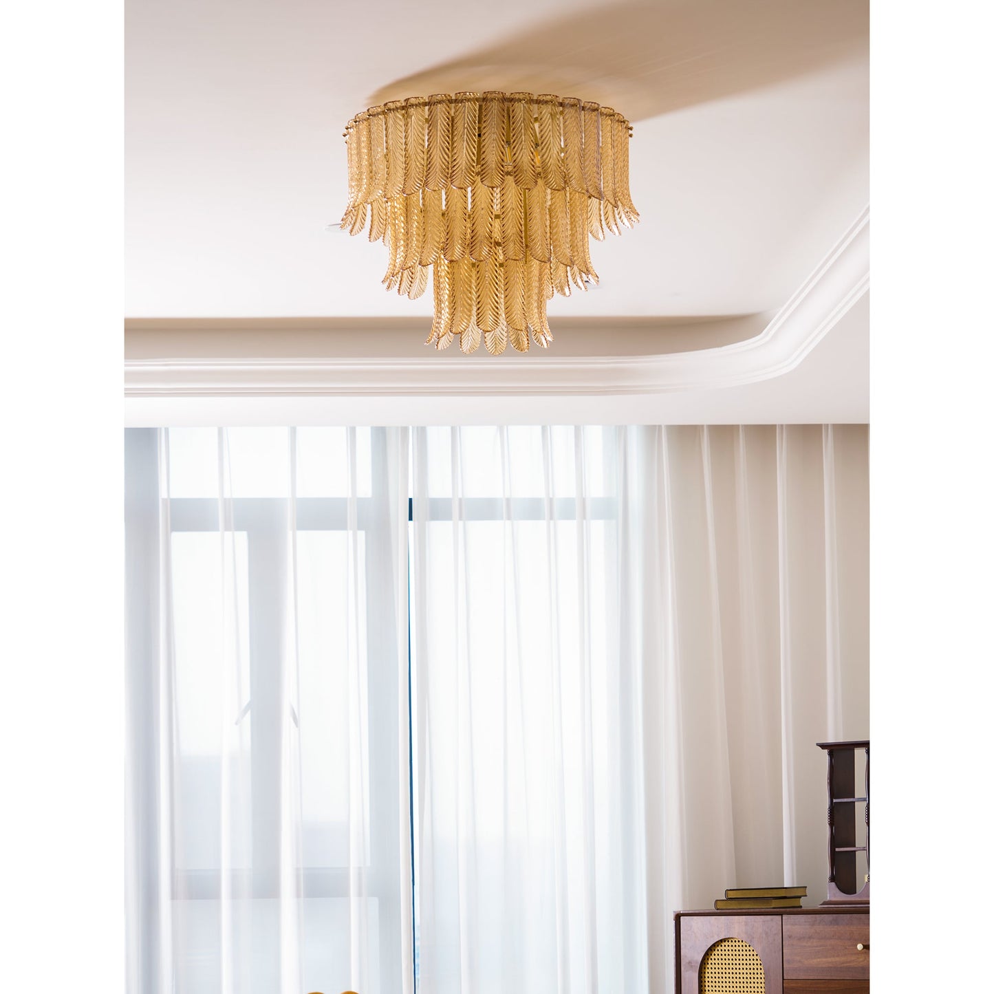 Plume Glass Ceiling Light