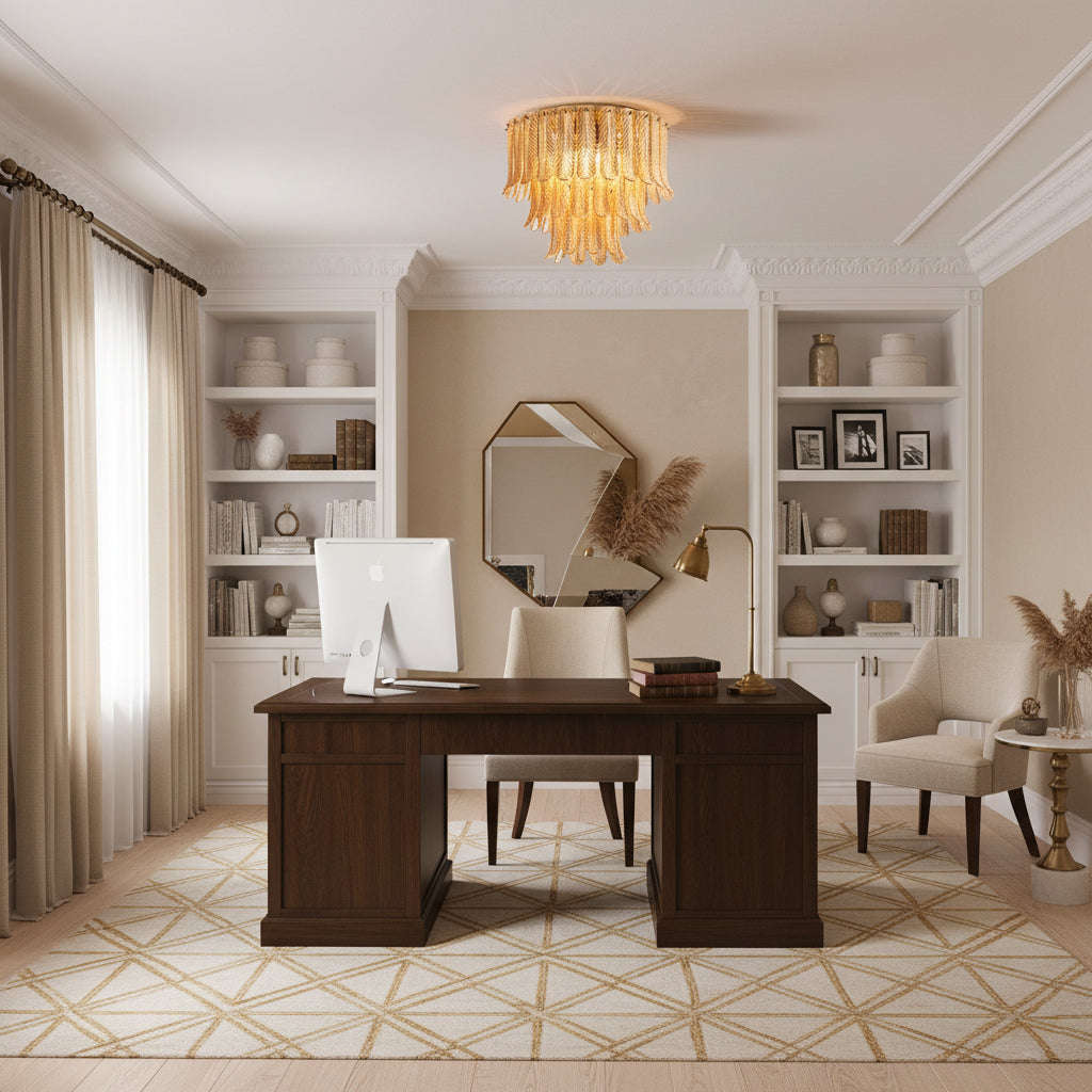 Plume Glass Ceiling Light