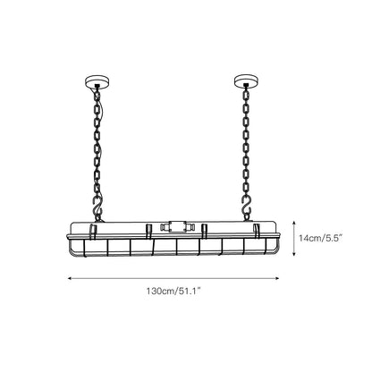 Porringer Linear Industrial Pendant Lamp