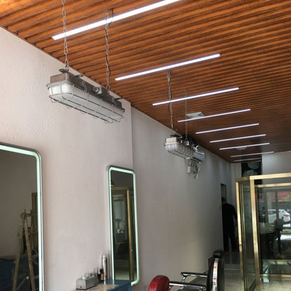 Porringer Linear Industrial Pendant Lamp