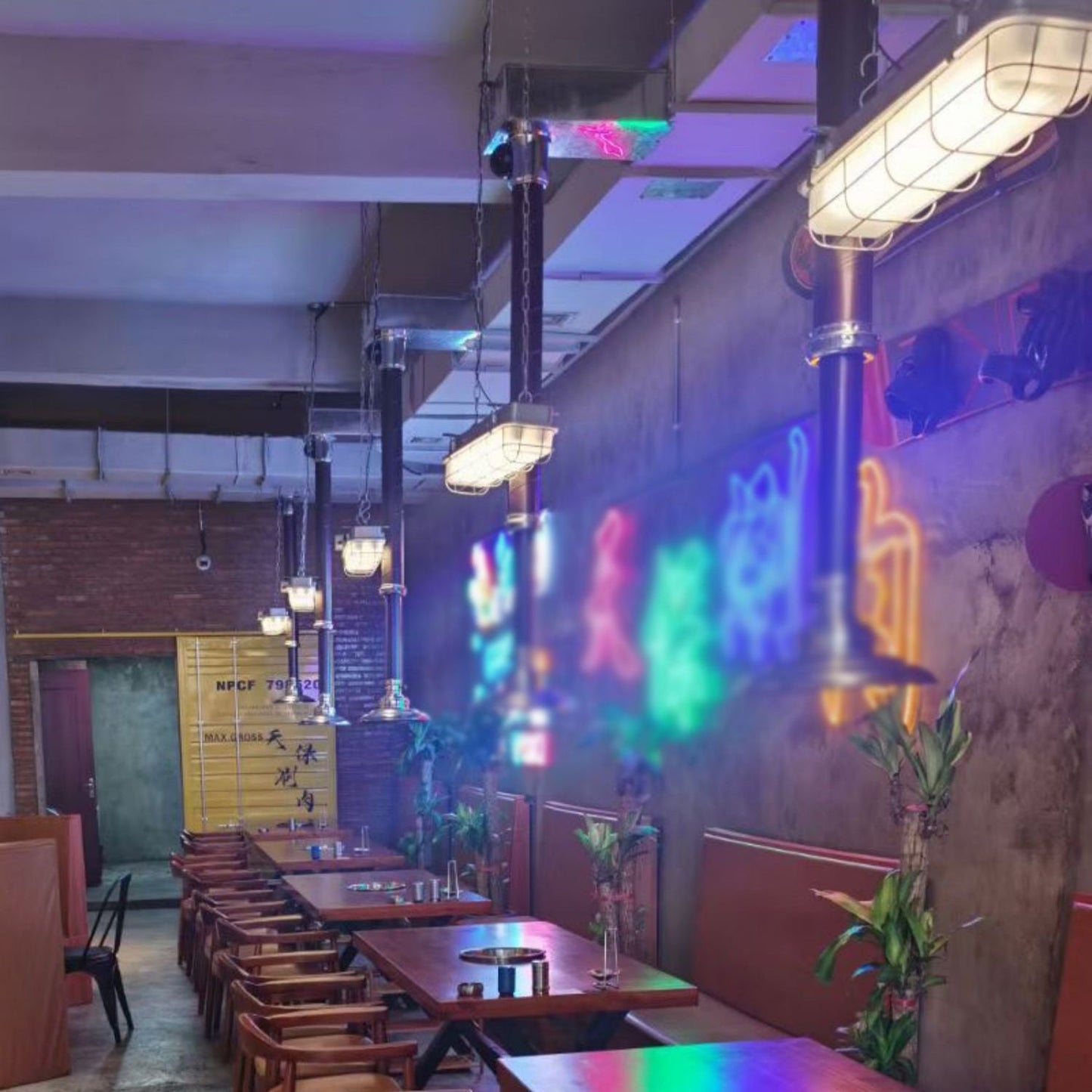Porringer Linear Industrial Pendant Lamp