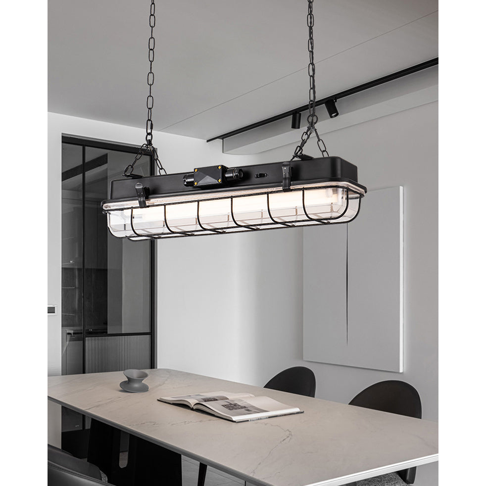 Porringer Linear Industrial Pendant Lamp