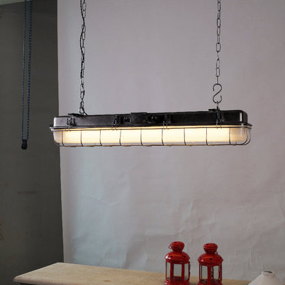 Porringer Linear Industrial Pendant Lamp