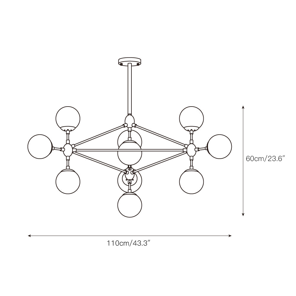 Orion Geometric Chandelier