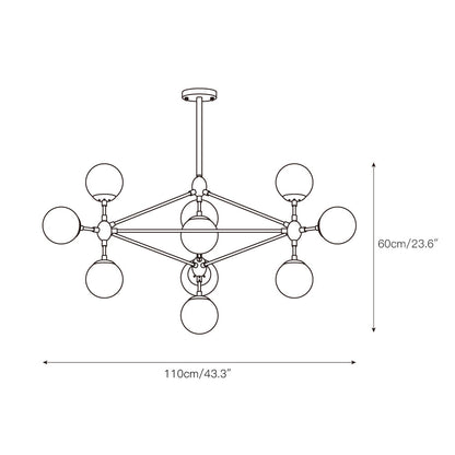 Orion Geometric Chandelier