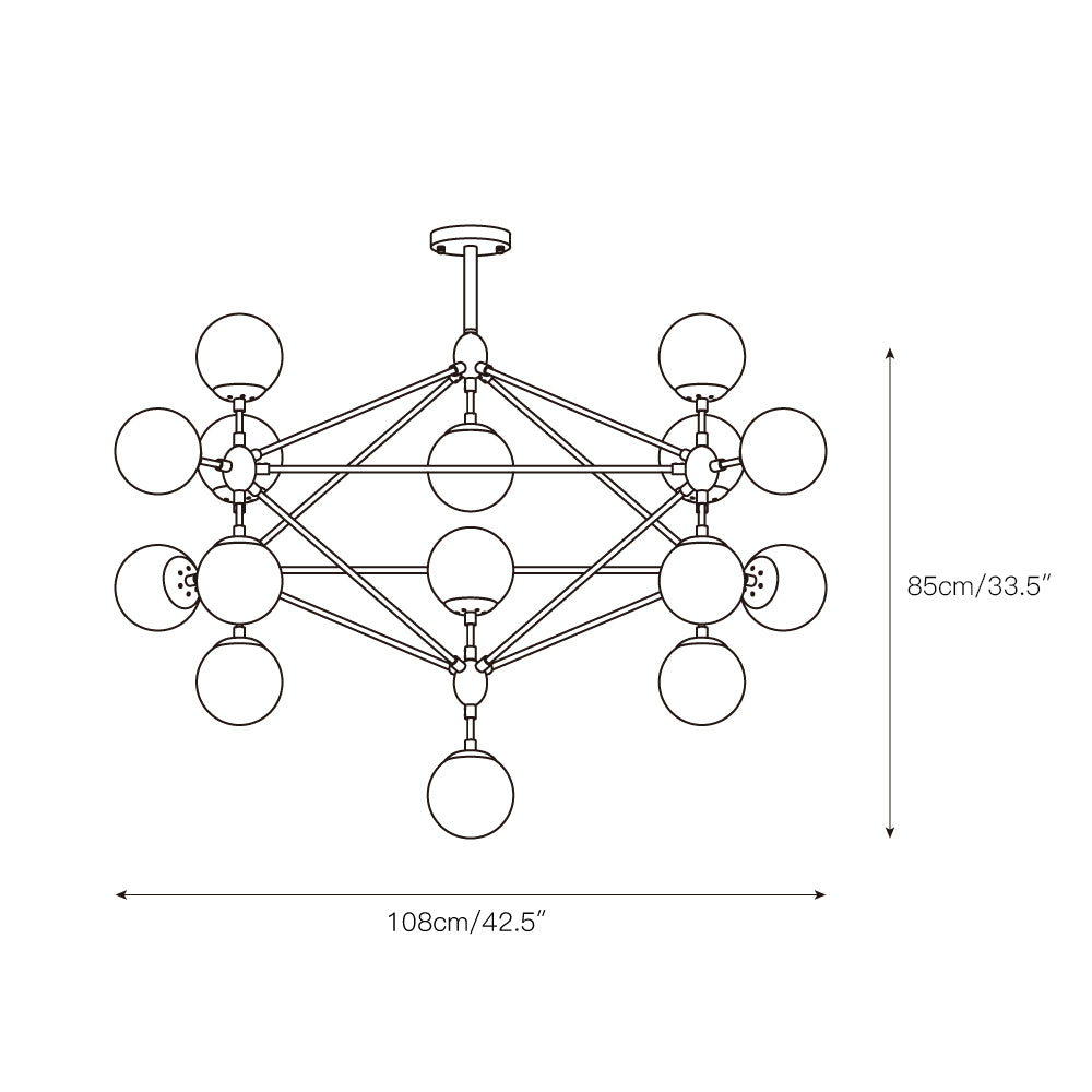 Orion Geometric Chandelier
