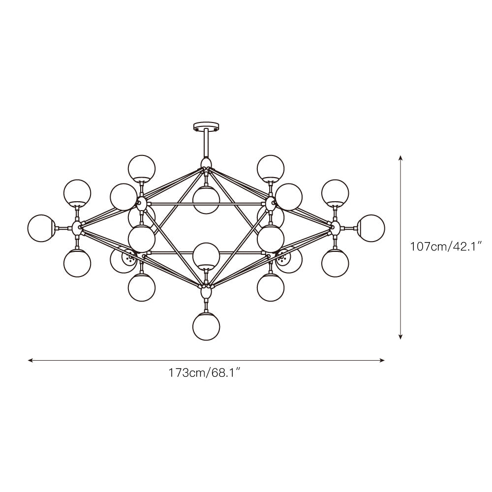 Orion Geometric Chandelier