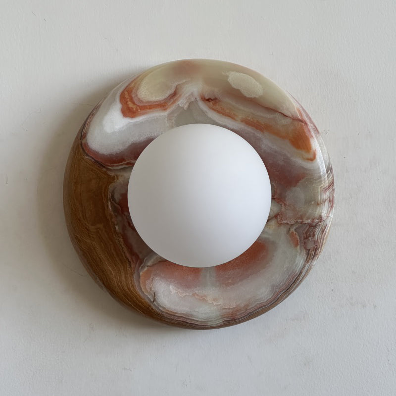 Orli Cyan Onyx Sconce
