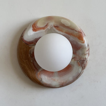 Orli Cyan Onyx Sconce