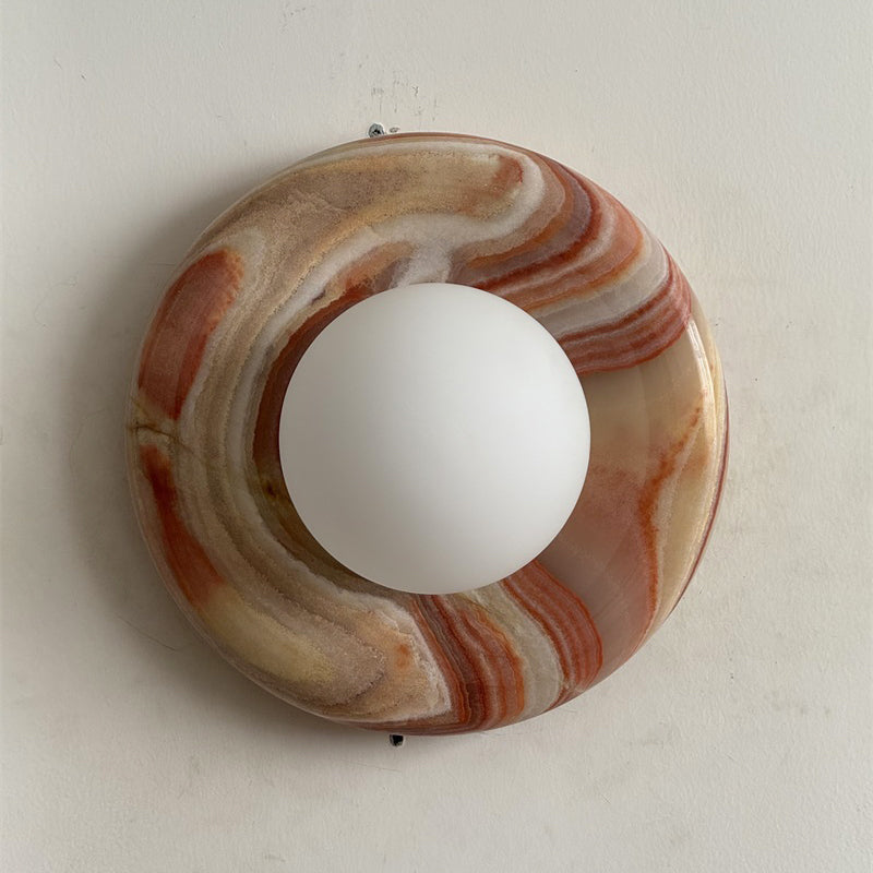 Orli Cyan Onyx Sconce