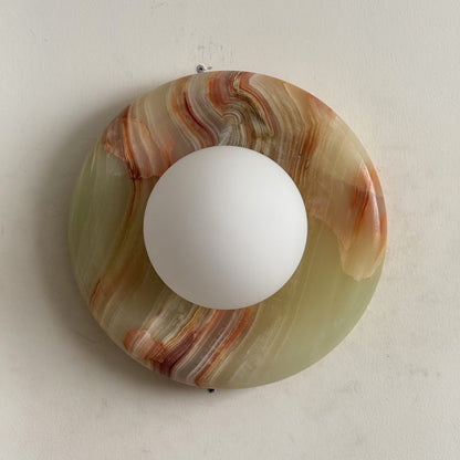 Orli Cyan Onyx Sconce